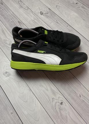 Кросівки puma lifestyle пума кроссовки чорні зелені чоловічі 41