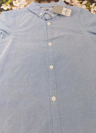 Класична блакитна сорочка рубашка на хлопчиків бренду primark5 фото