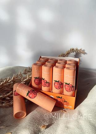 🍑гігієнічна помада з персиком🍑