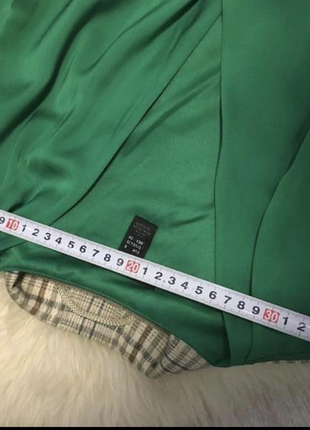 Трендова зелена сукня на стяжках7 фото
