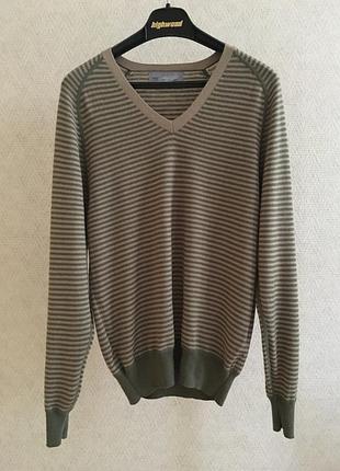 Светр з v-подібним вирізом шерсть, кашемір