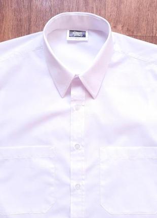 Біла теніска simon jersey 15.5" 16" розмір xl англія