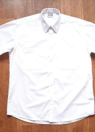 Біла теніска simon jersey 15.5" 16" розмір xl англія2 фото