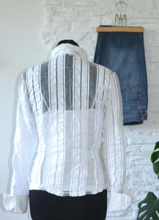 Ексклюзивна  блуза з прозорими смужками x store3 фото