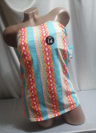 Майка бюстье прінт