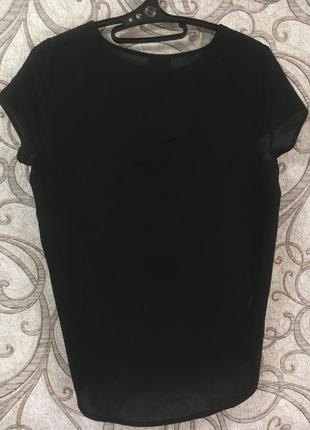 Чорна прозора блуза vero moda.6 фото