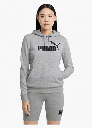 Худи puma, серое худи puma, худи puma grey 586791-04