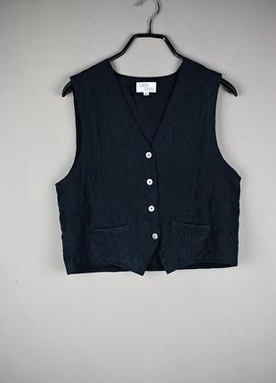 Чорна жилетка від carla fasini