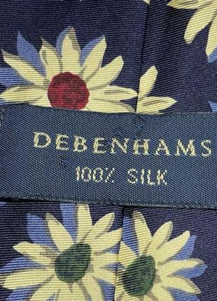 Галстук debenhams, united kingdom, 100% шелк, как новый!3 фото