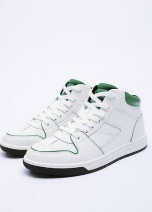 Високі кеді high-top zara