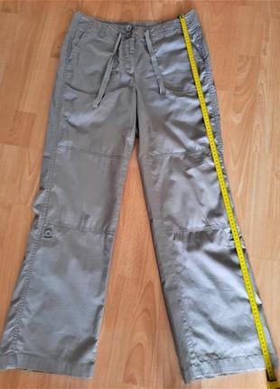 Серые брюки - карго, marks & spencer (англия), 10 размер (английский)4 фото