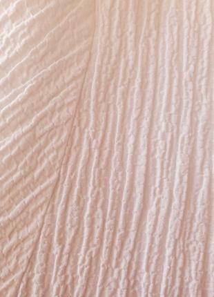 Красива білосніжна класична блузка тканина жатка8 фото