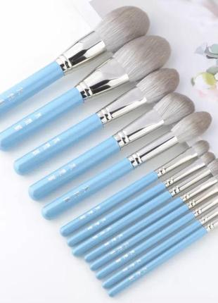 Набір пензлів для макіяжу, кукурудзяне волокно, пензлики