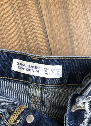 Шорти zara темно сині3 фото