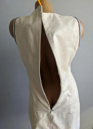 Сукня-сарафан під замшу, франція6 фото