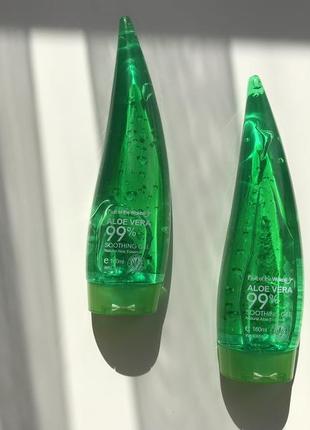 Заспокійливий гель для обличчя і тіла wokali aloe vera.💚💚💚