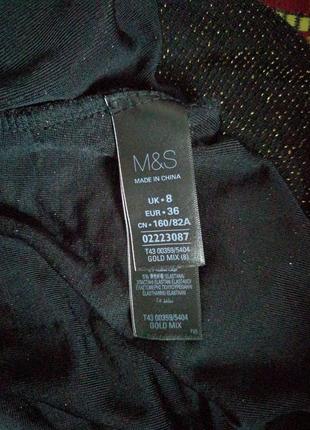 Платье, туника с люрексом m&s8 фото