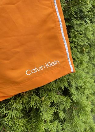 Новые шорты - плавки calvin klein (ck swim orange) с америки s,m,l7 фото