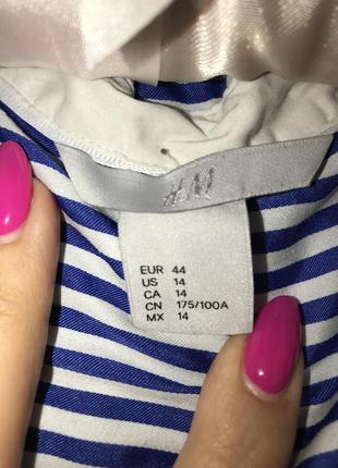 Смугаста брендова сорочка h&m р144 фото