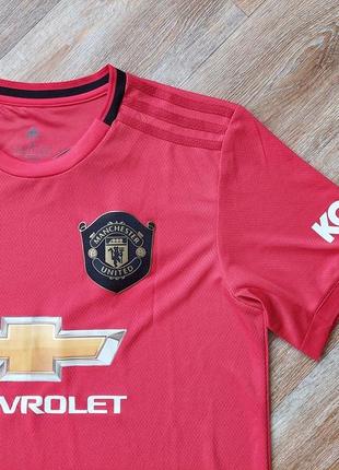 Футболка (футбольна форма) джерсі adidas manchester united 19/20 home3 фото