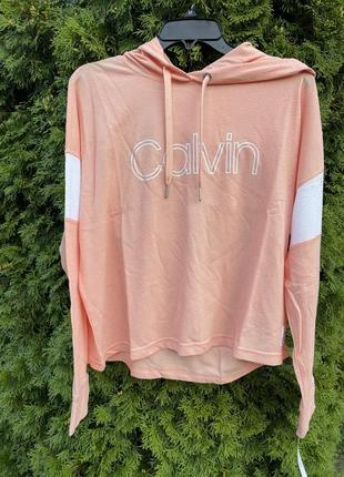 Женская кофта calvin klein худи (ck colorblock hoodie) c америки l1 фото