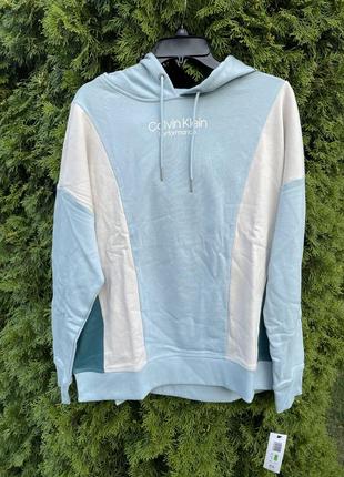Женская кофта calvin klein худи (ck colorblock hoodie) c америки l