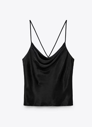Натуральный топ zara s, xs