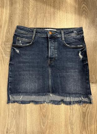 Джинсова спідниця zara