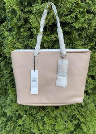 Нова сумка calvin klein (ck pebble medium tote bag) з америки