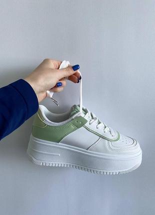 Жіночі кросівки sneakers white green

/ женские кроссовки