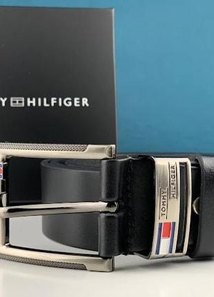 Ремінь чорний tommy hilfiger