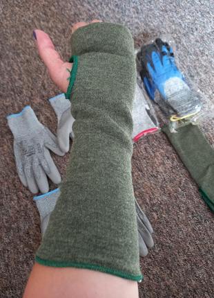 Рабочие перчатки с защитой от порезов: класс 5. рр 7, 8, 97 фото