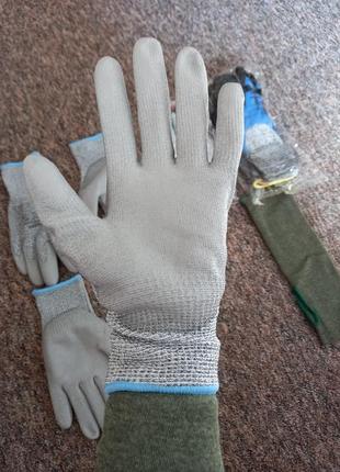 Рабочие перчатки с защитой от порезов: класс 5. рр 7, 8, 99 фото