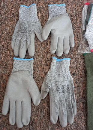 Рабочие перчатки с защитой от порезов: класс 5. рр 7, 8, 93 фото