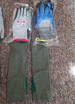 Робочі рукавички з захистом від порізів: клас 5. рр 7, 8, 9, 10,114 фото