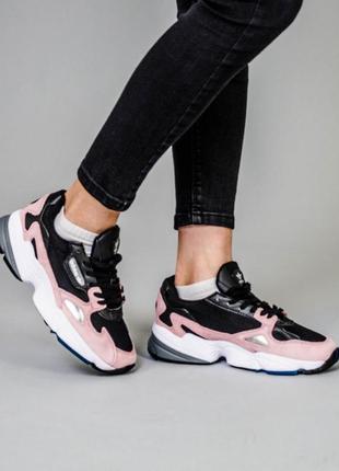 Жіночі кросівки adidas falcon black pink white

женские кроссовки адидас