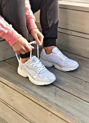 Adidas falcon leather hotsell