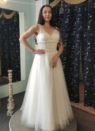 Свадебное платье "бохо"2 фото