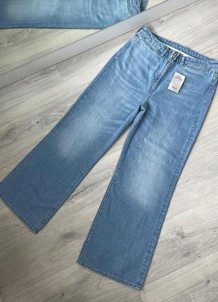 Крутые джинсы клёш denim