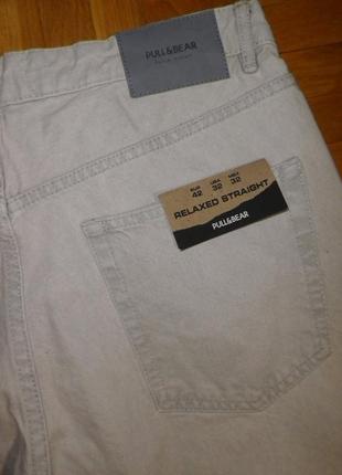 Джинсы мужские pull & bear (relaxed straight) w34
