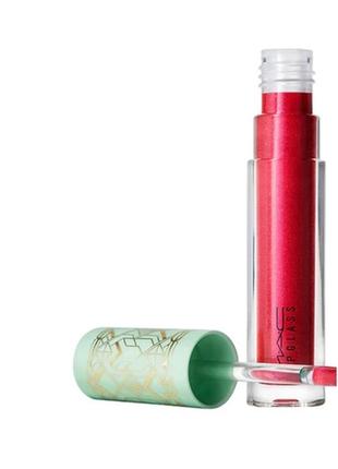 Mac lipglass блеск для губ в оттенке pink cadillac , 3,1 мл