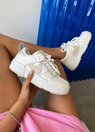 Жіночі кросівки brand new with original box nike Rare Waffle Trainer 2 SE Boys DJ8047-800 “cream”/ женские кроссовки найк данк