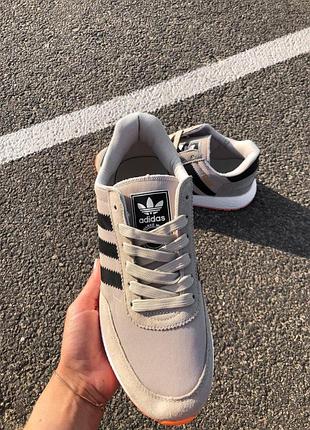 Чоловічі кросівки adidas iniki grey white 3 мужские кроссовки адидас