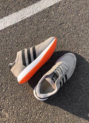 Чоловічі кросівки adidas iniki grey white 3 мужские кроссовки адидас