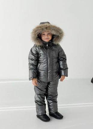 Зимовий костюм куртка та штани для хлопчиків до -30 морозу6 фото