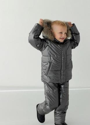 Зимовий костюм куртка та штани для хлопчиків до -30 морозу8 фото