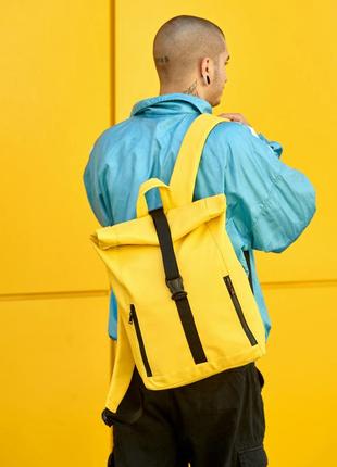 Чоловічий рюкзак sambag rolltop one - жовтий1 фото