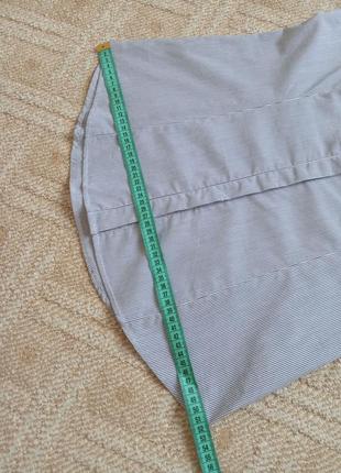 Бавовняна стрейчева жіноча сорочка в смужку від kiabi, розмір євро 40 (m)9 фото