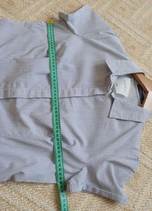 Бавовняна стрейчева жіноча сорочка в смужку від kiabi, розмір євро 40 (m)7 фото