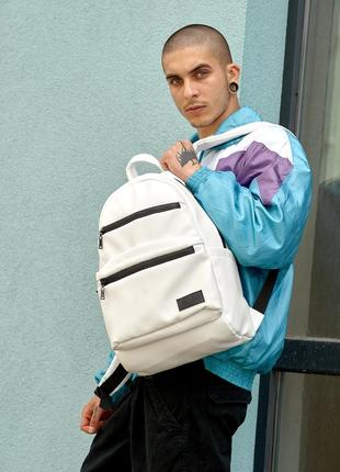 Чоловічий рюкзак sambag zard lkt - білий1 фото